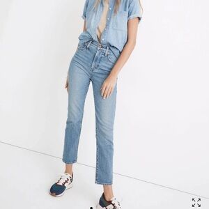 Madewell The perfect vintage jean in banner wash size 26